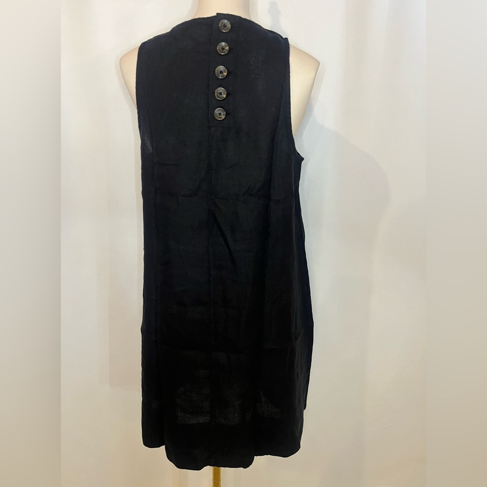 J.Crew Maxine button-back dress in linen - Picture 7 of 8